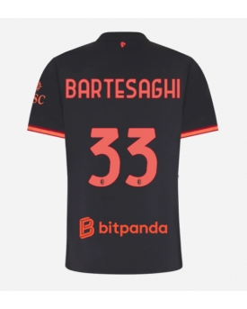 Billige Fotballdrakt AC Milan Davide Bartesaghi #33 Replika Tredjedrakt Dame 2026-27 Kortermet Billige Fotballdrakt AC Milan Davide Bartesaghi #33 Replika Tredjedrakt Dame 2026-27 Kortermet